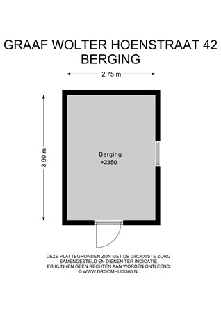 Floorplan - Graaf Wolter Hoenstraat 42, 6243 BE Geulle